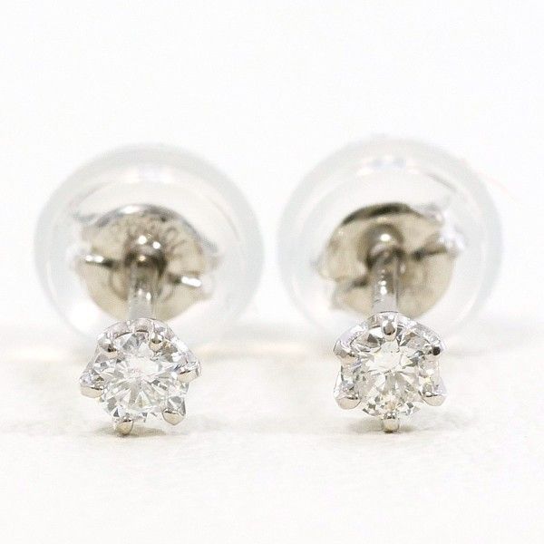 PT 900 ピアス pierced earrings ダイヤ 0.05 ×2 総重量約0.3 g