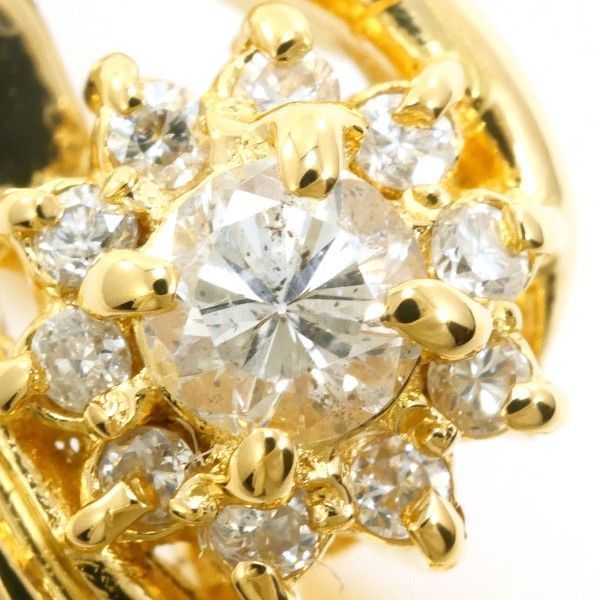 K 18 YG リング ring 指輪 11号 ダイヤ 0.17 カード鑑別書 総重量約4.4 g