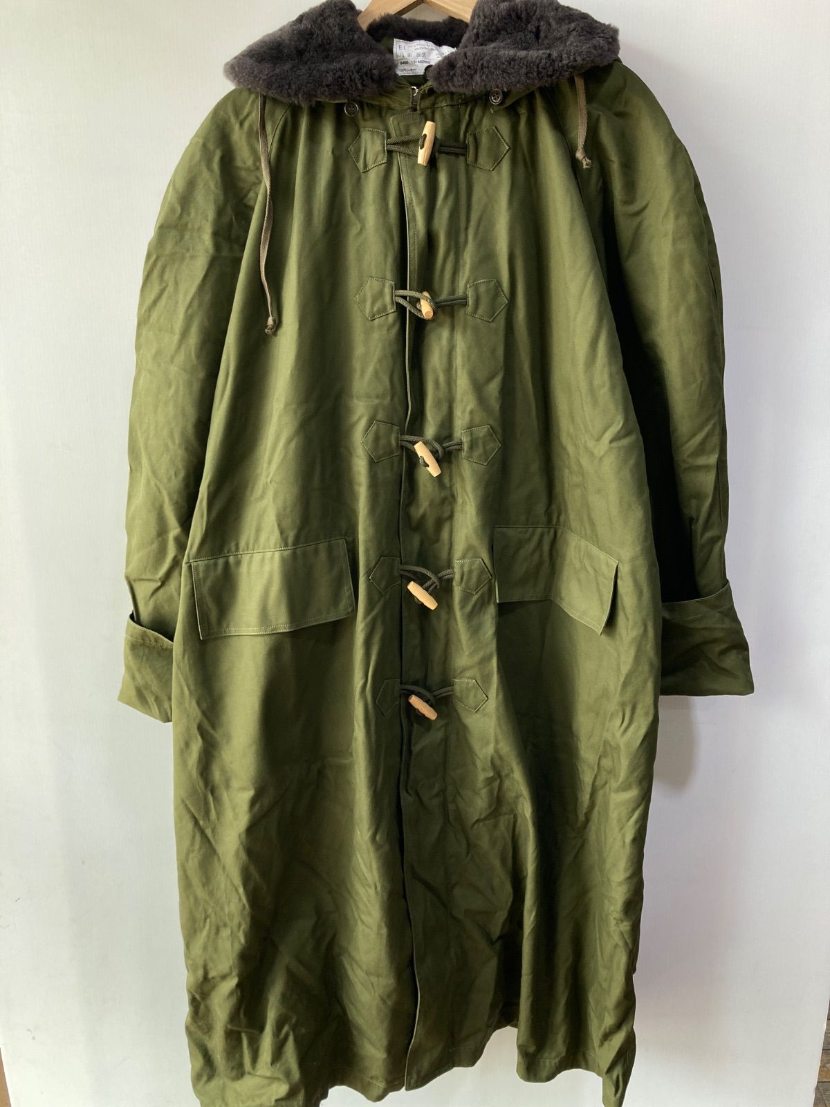 イタリア軍 コート ミリタリー ダッフルコート 8405 カーキ