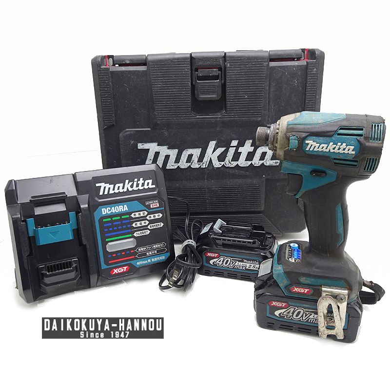 マキタ インパクトドライバ 40Vmax 充電式インパクトドライバ TD001GRDX 2.5Ah