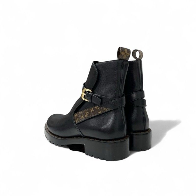 LOUIS VUITTON モノグラム　ショートブーツ　36 ルイヴィトン/モノグラムショートブーツ – セレブブランド
