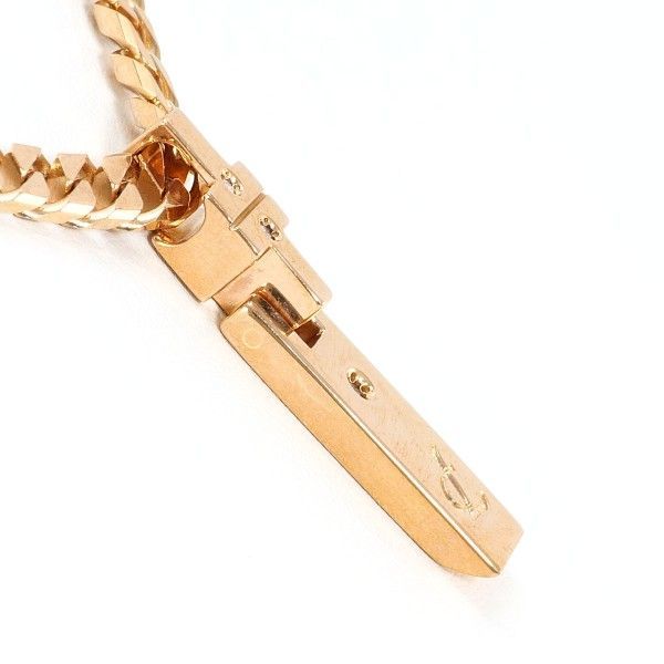 レダシルマ K 10 PG ゲルマニウム ネックレス necklace ダイヤ 総重量約28.1 g 約50 cm