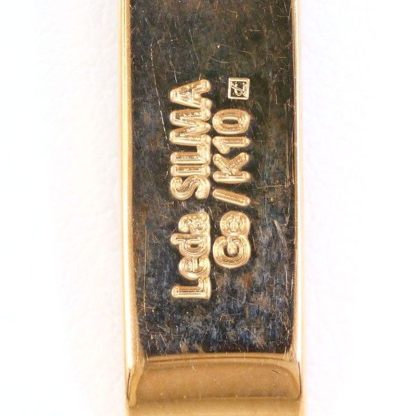 レダシルマ K10PG ゲルマニウム ネックレス necklace ダイヤ 総重量約