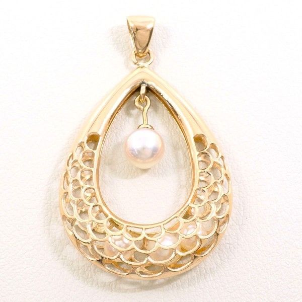 K14PG ペンダントトップ pendant top パール 真珠 総重量約4.1g