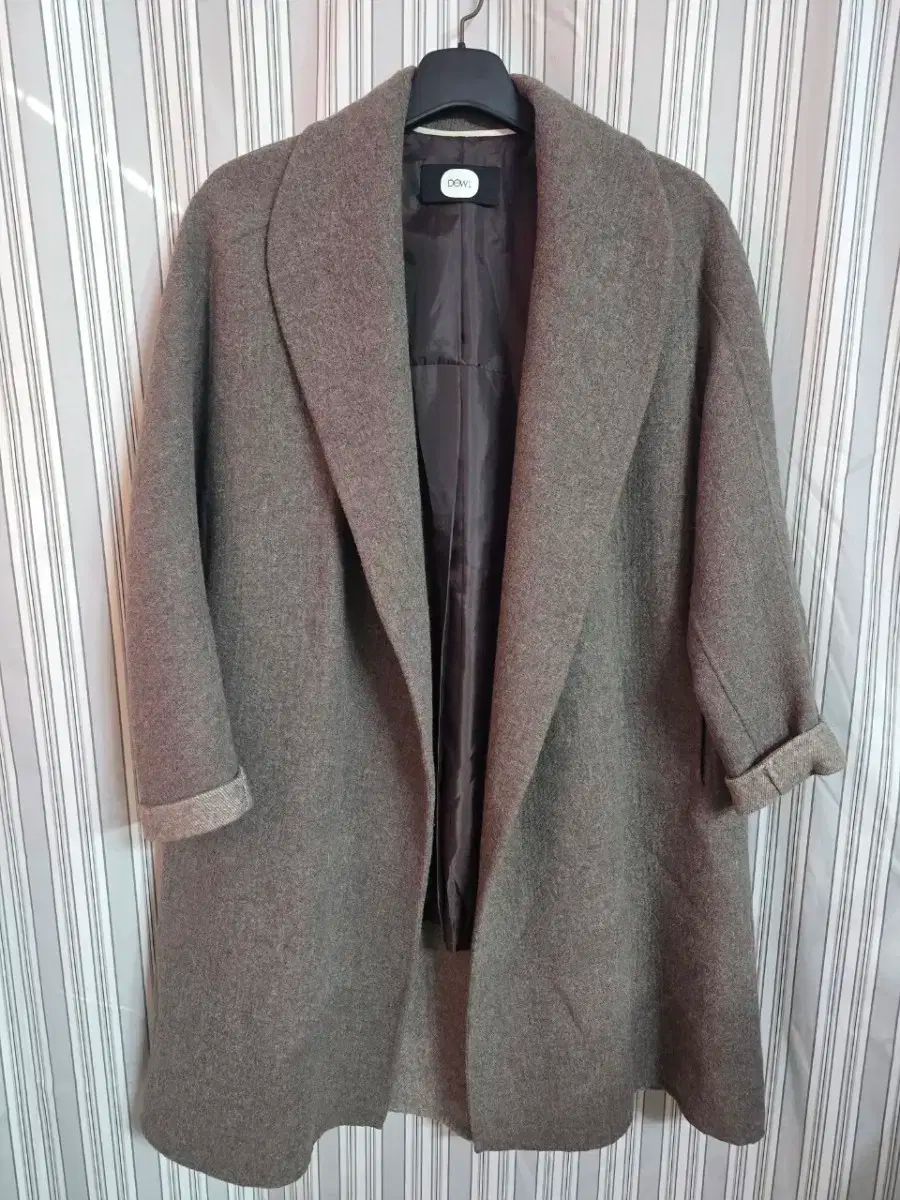 85-94-160 DEWL 듀エル ウール アンゴラ ロング コート 55