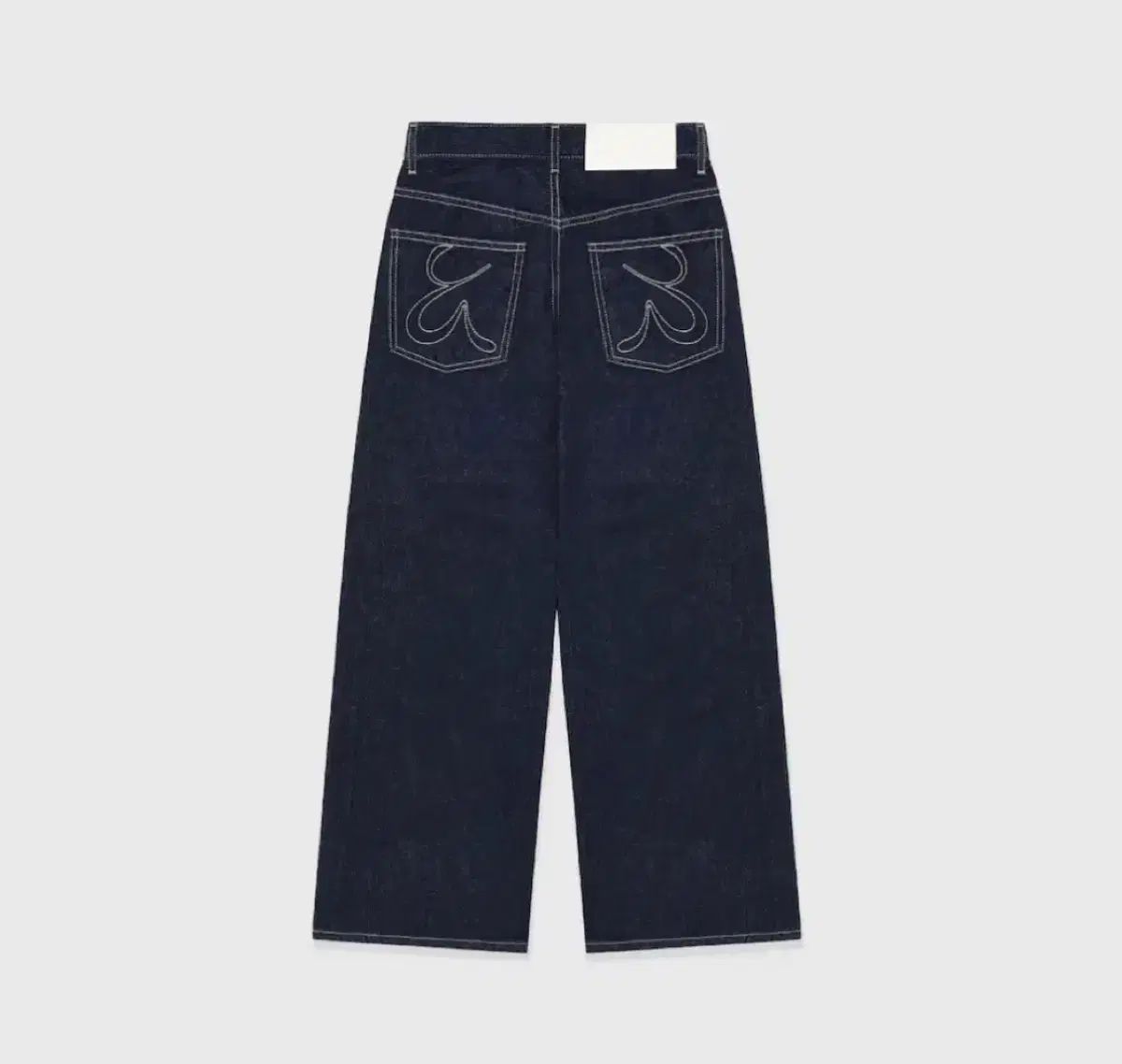 グロウニー 901 ローライズ ジーン LOW-RISE WIDE LEG JEANS
