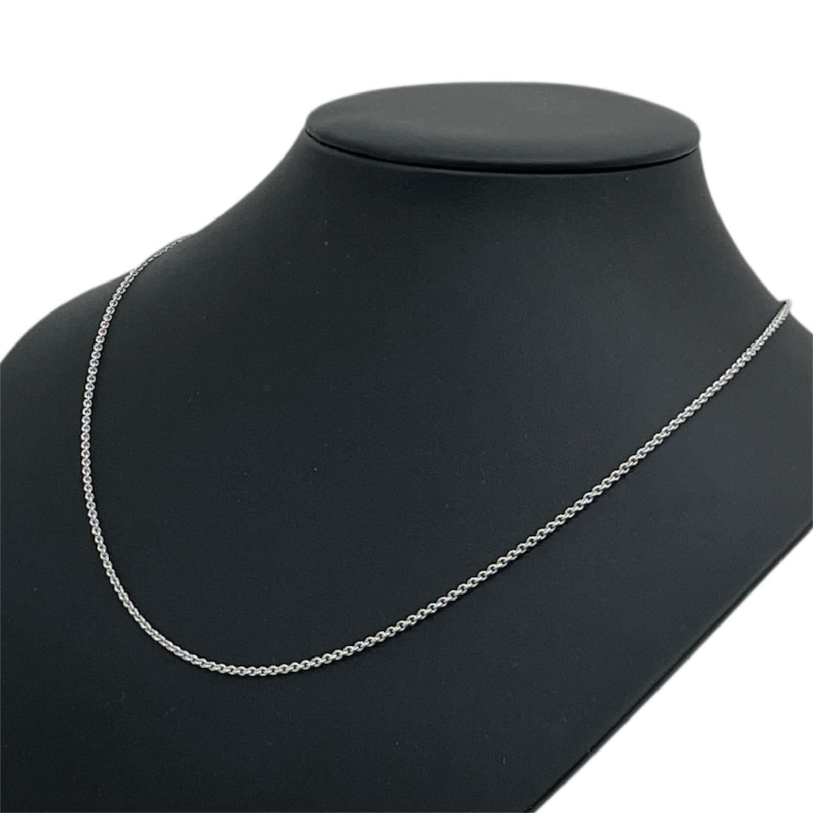 中古】BVLGARI | ブルガリ K18 チェーン ネックレス シルバー【尾張 