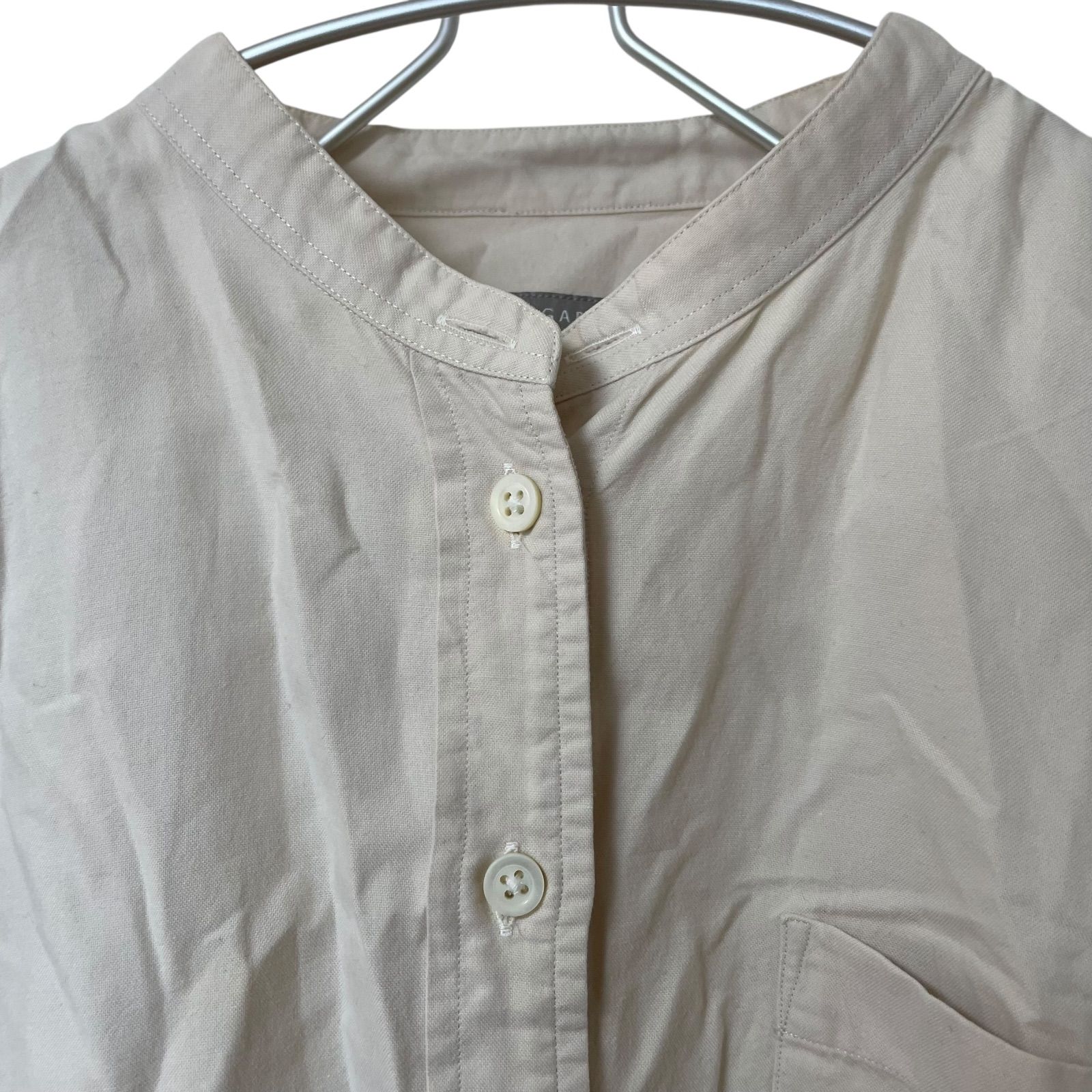 Z1595【美品】MARGARET HOWELL マーガレットハウエル バンドカラー