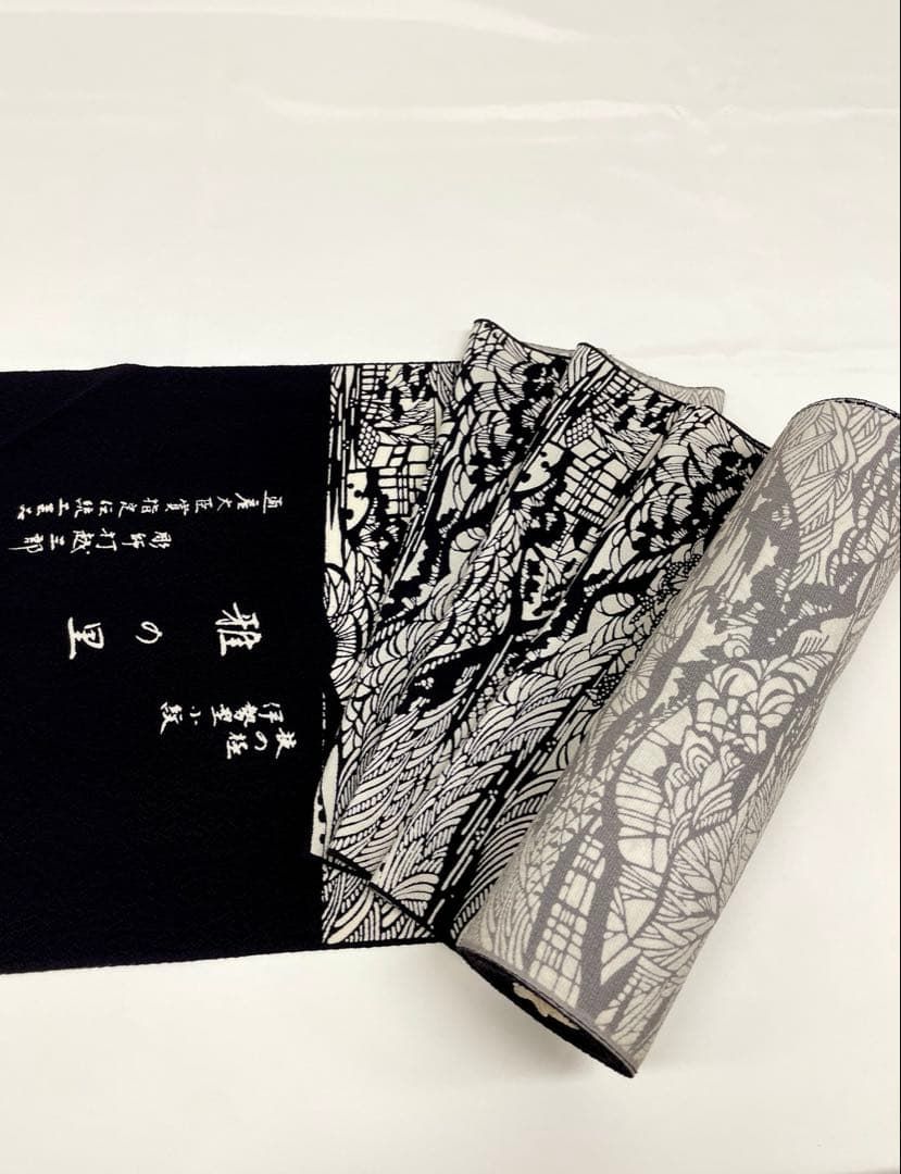 小紋 伊勢型小紋 打越三郎 モノトーン 正絹 反物 T9106 - メルカリ