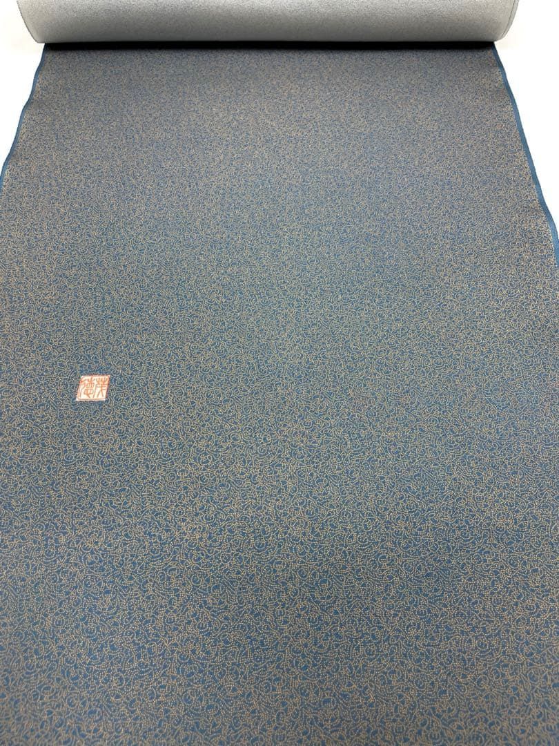 小紋 伝統 型江戸小紋 七福神 正絹 反物 T 9105