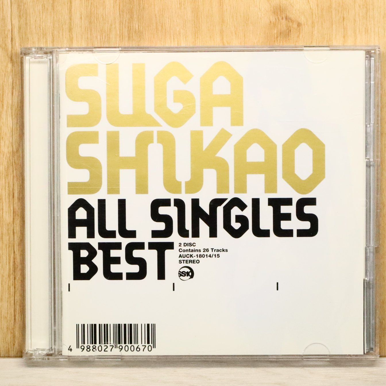 国内盤CD☆スガシカオ/Suga Shikao□ ALL SINGLES BEST 【AUCK18014