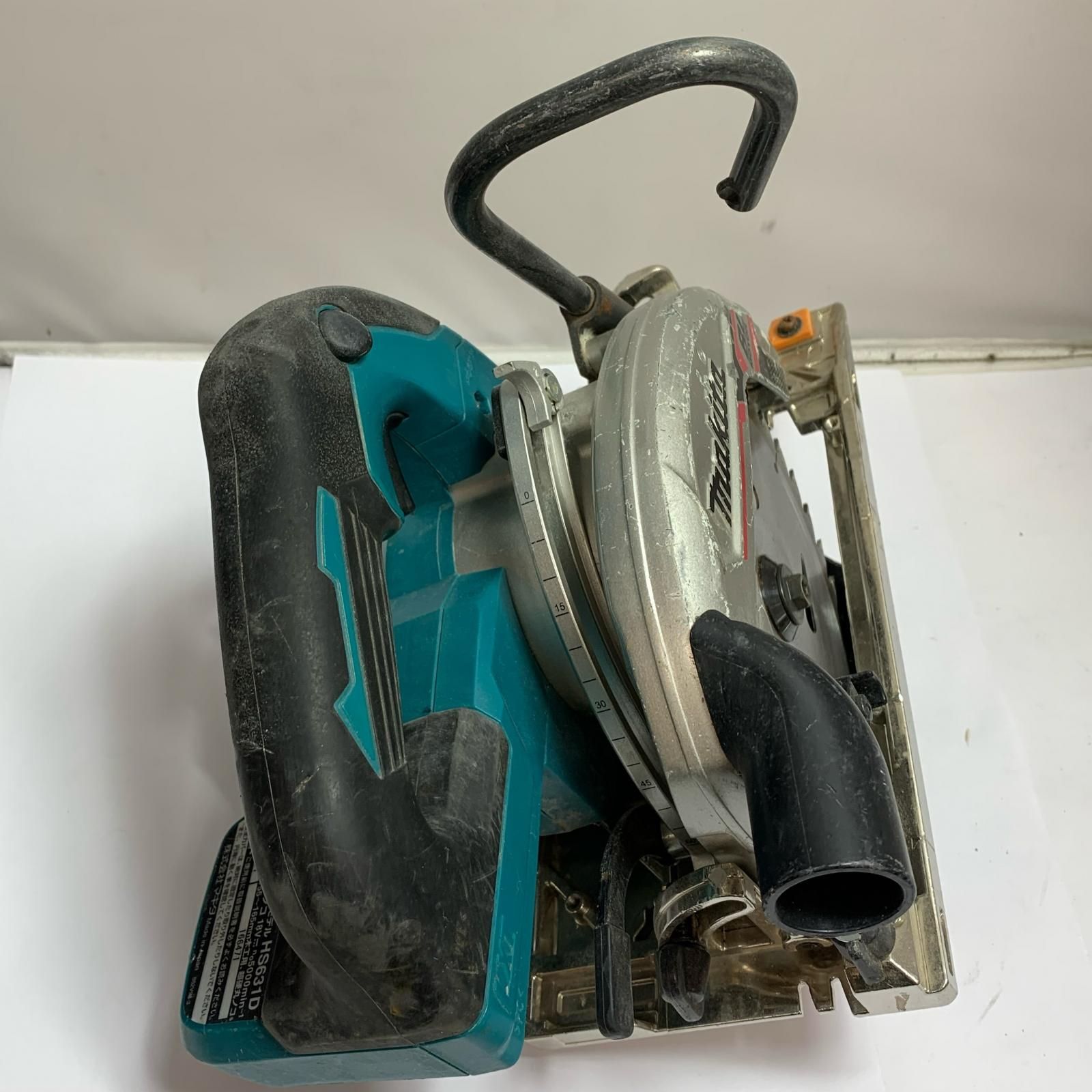 ♭♭MAKITA マキタ 165mm 充電式マルノコ 18V 本体のみ 2020.11製造 HS631D ブルー