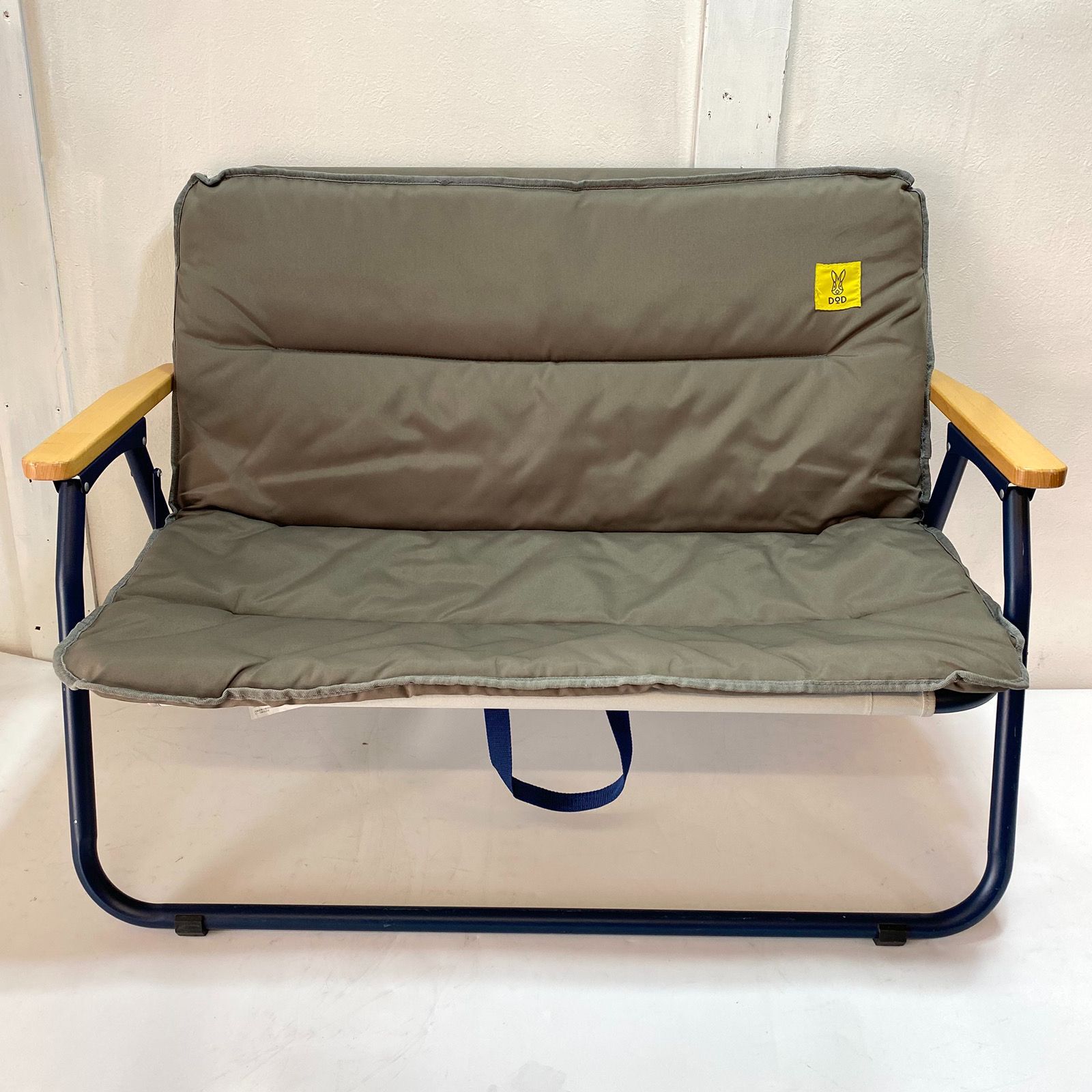 A8888 DOD グッドラックソファ CS2-500-GY キャンプ 2人掛け アルミ 折りたたみ ベンチ アウトドア