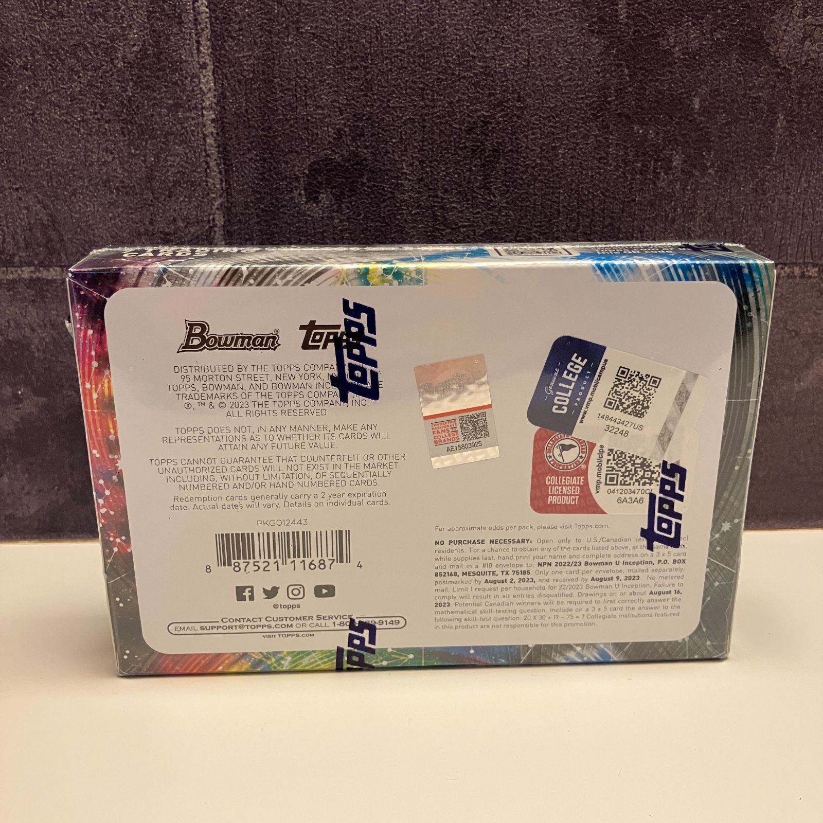 2025 23 BOWMAN UNIVERSITY INCEPTION HOBBY ボックス 大学マルチスポーツ Victor Wembanyama