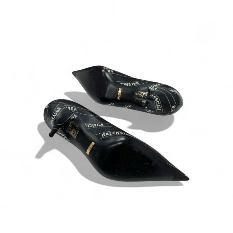 グッチ GUCCI パンプス 靴 シューズ レザー ブラック ホワイト 黒