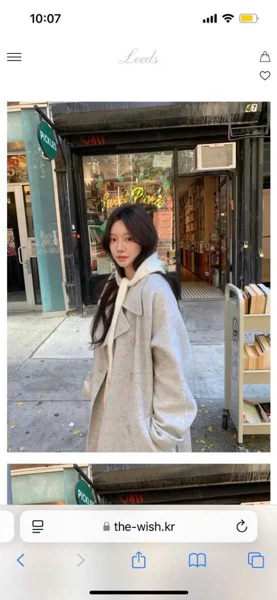 The wish リズ LIZ イヴ YVES スヨン ハンドメイドコート