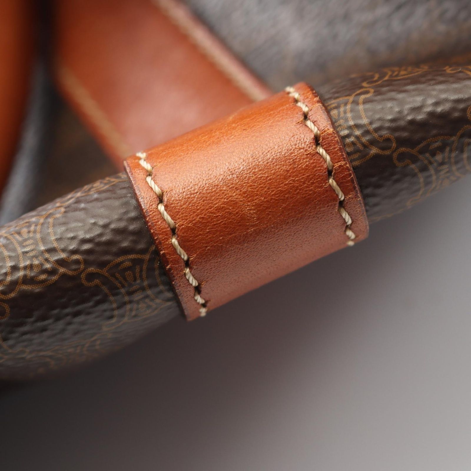  セリーヌ CELINE ボストンバッグ マカダム ブラウン PVCコーティングキャンバス レザー レディース B ボストンバッグ 旅行用バッグ バッグ