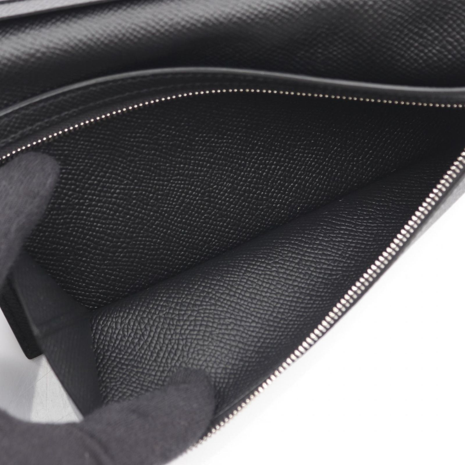  エルメス HERMES 二つ折り長財布 ベアンスフレ ソーブラック ブラック その他 レディース A 長財布 小物