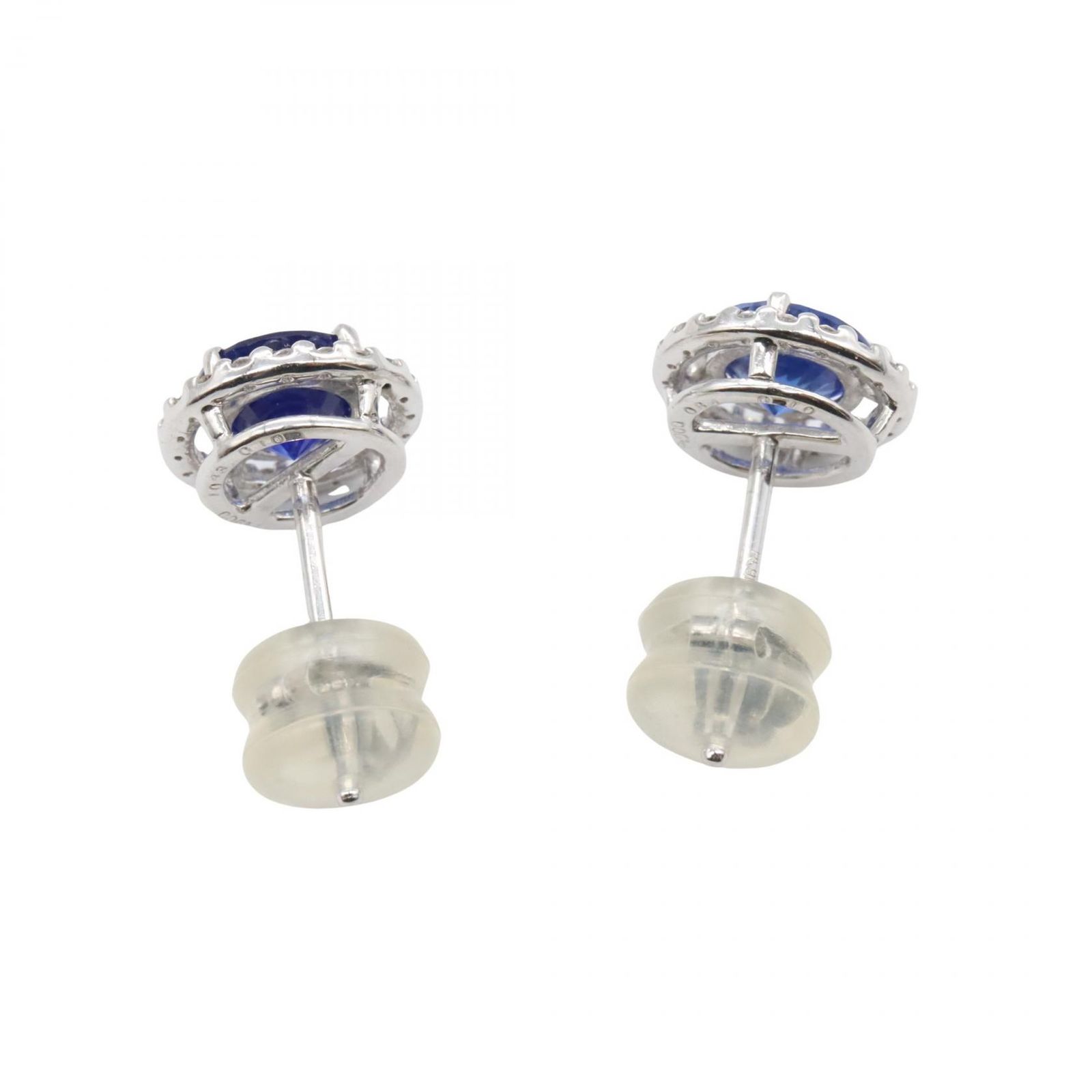 ジュエリー JEWELRY ピアス サファイア ｻﾌｧｲｱ 2.8 g D 0.10 Pt 900プラチナ ダイヤモンド レディース A