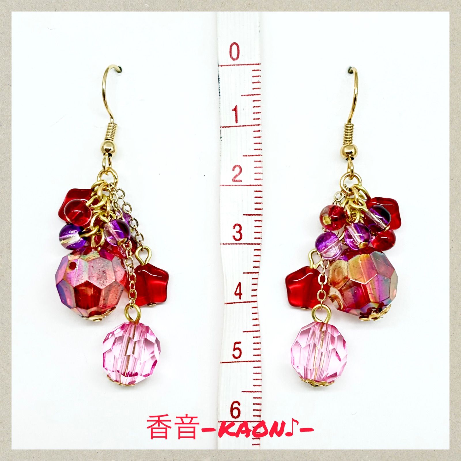 ハンドメイド ピアス/イヤリング/チャーム No.949 - メルカリ