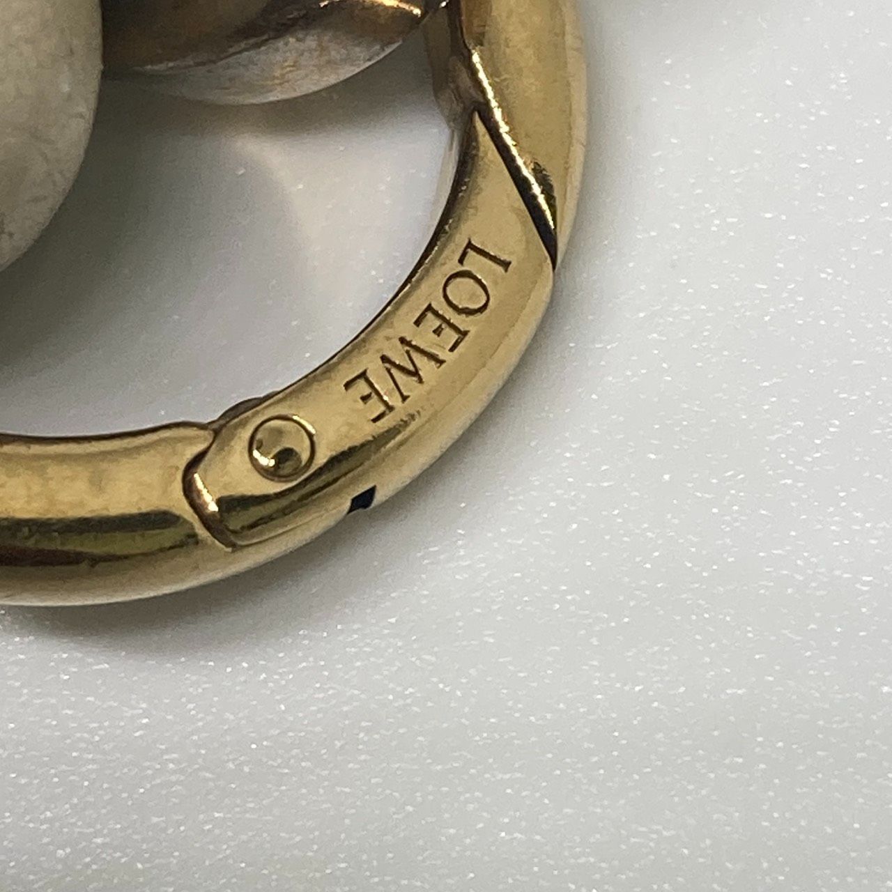  LOEWE ロエベ チャーム キーリング キーホールダー 本革 レザー ユニセックス キーホルダー キーリング 小物