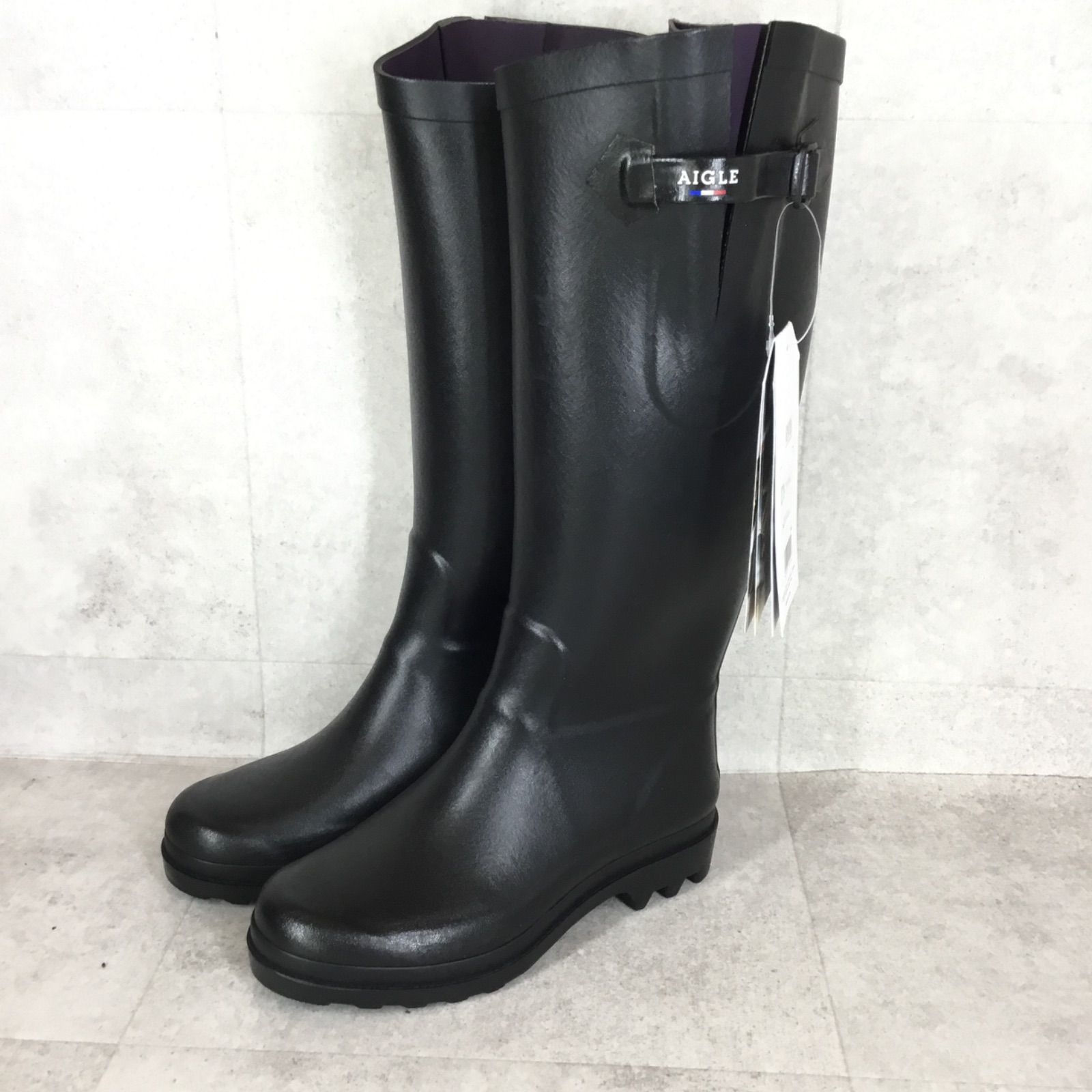 新品未使用 AIGLE エーグル エーグランティーヌ ロング レインブーツ 