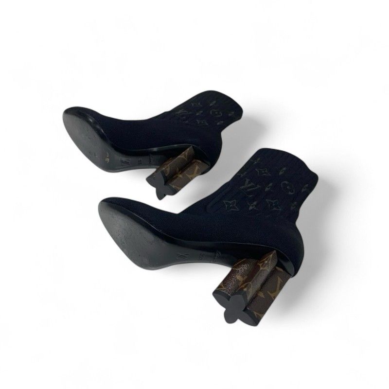 ルイヴィトン LOUIS VUITTON シルエットライン モノグラム ブーツ