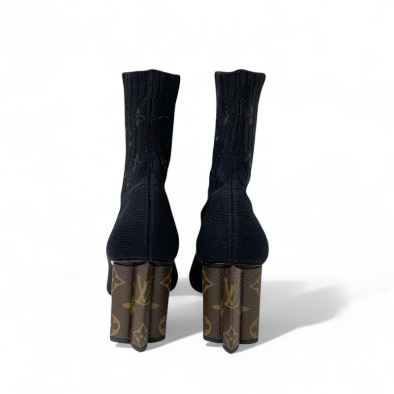ルイヴィトン LOUIS VUITTON シルエットライン モノグラム ブーツ