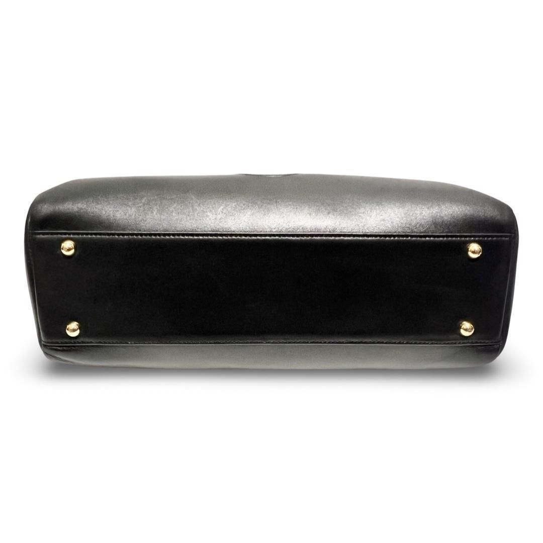 ジャンニヴェルサーチェ サンバースト レザー ハンドバッグ ブリーフ