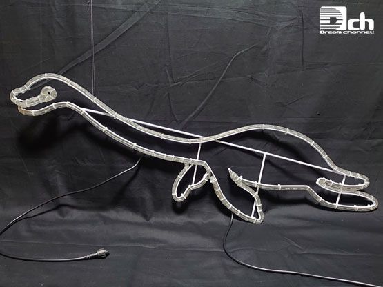 エラスモサウルス 恐竜 イルミネーション モチーフ ライト 屋外使用 イルミネーション販売店 ドリームチャンネル