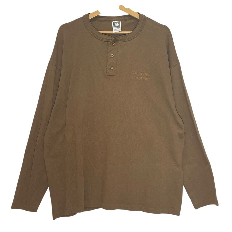 90s USA製 zamboni ビンテージ 長袖Tシャツ ロンT モックネック 90's