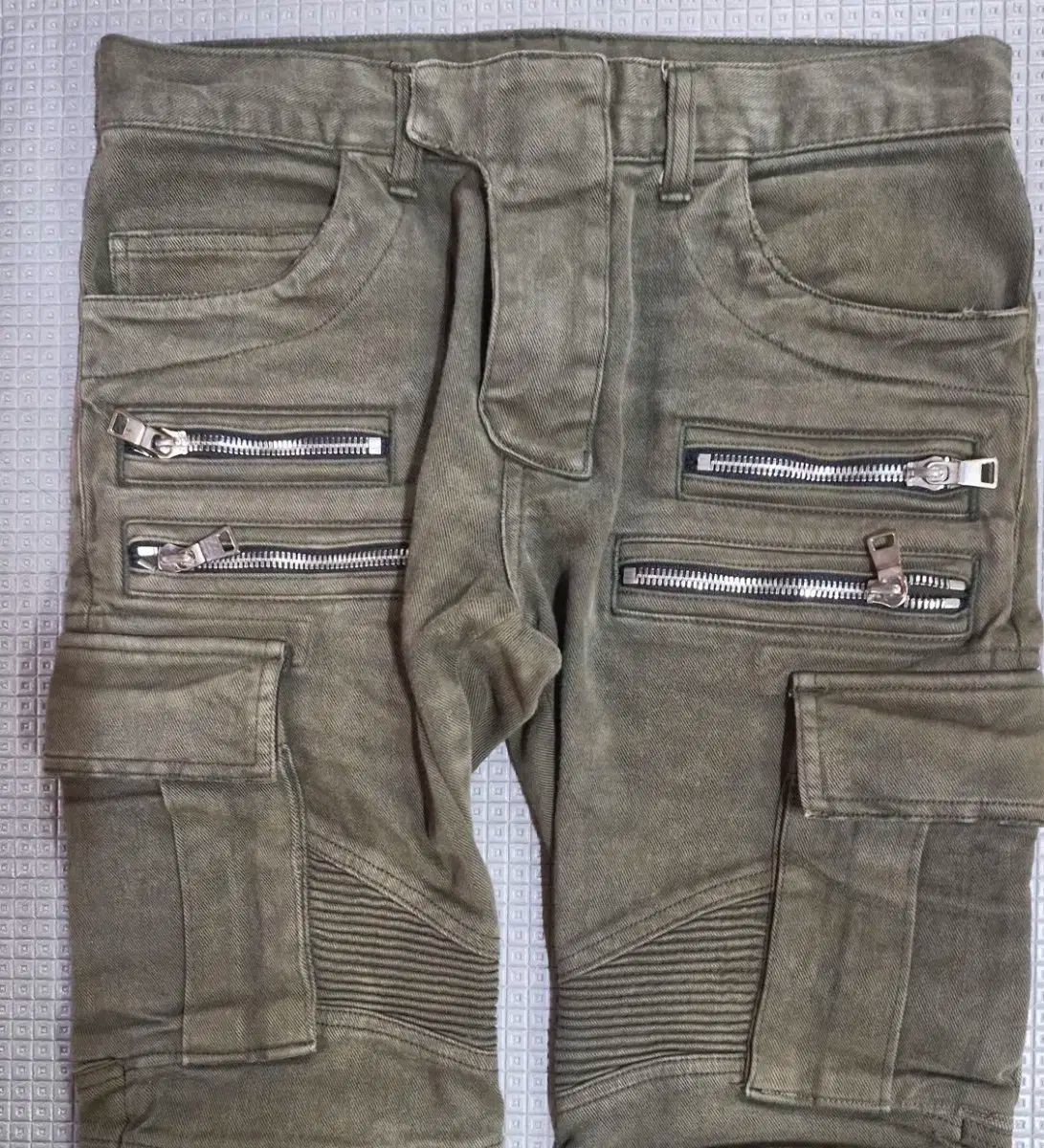 BALMAIN バルマン カーゴ バイカー コットン パンツ 32 サイズ