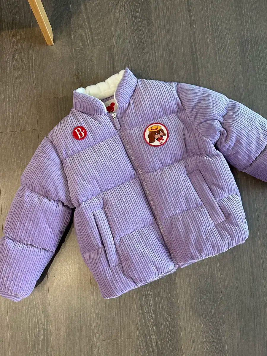 BEBE DE PINO ベベデピノ レイチェルコーデュロイ アウター PURPLE パープル 130