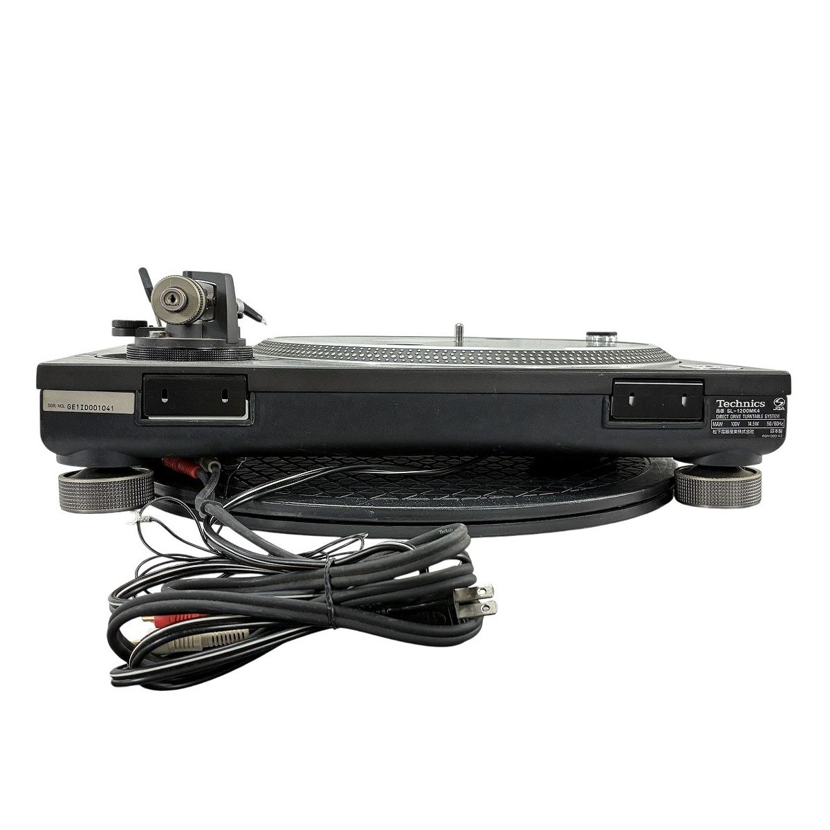 Technics SL-1200MK4 ターンテーブル ダストカバーなし テクニクス