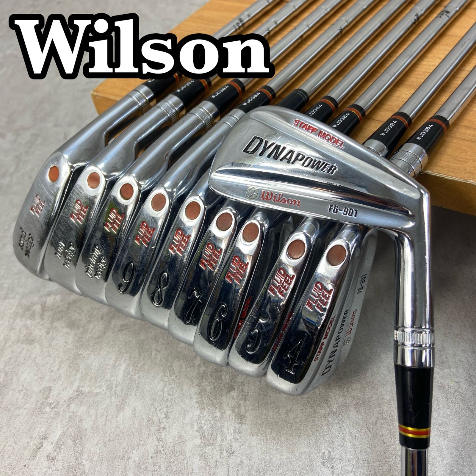 ウィルソン スタッフモデル ダイナパワー FG-901 メンズゴルフ アイアンセット 10本 右利き用 Wilson STAFF MODEL DYNAPOWER