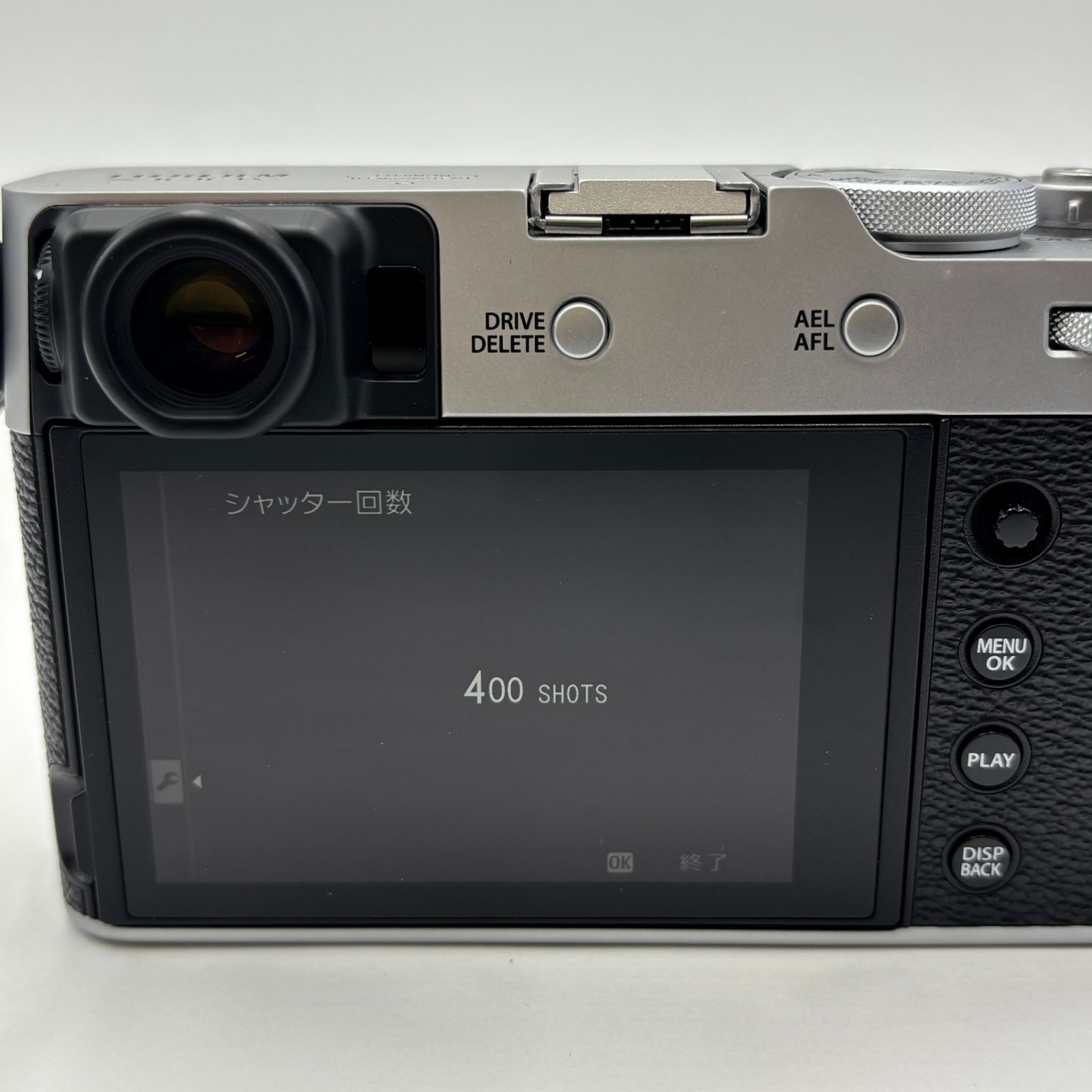 FUJIFILM デジタルカメラ X100V シルバー X100V-S シャッター数約400回 C5212-80