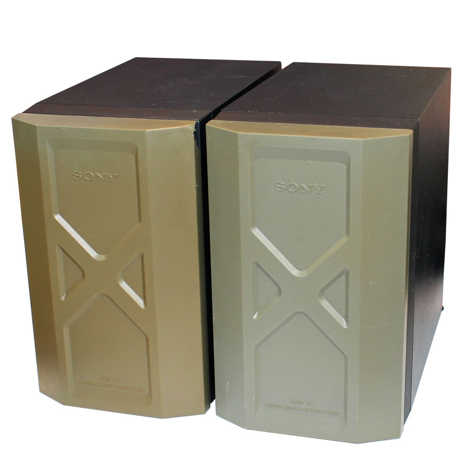 SONY SMS-1P ペア プロテクター付属 パワードモニタースピーカー 2台