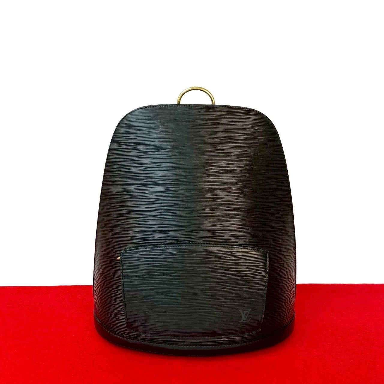 LOUIS VUITTON ルイヴィトン ヴィンテージ コブラン エピ レザー 本革 リュックサック バックパック デイパック ノワール 50239