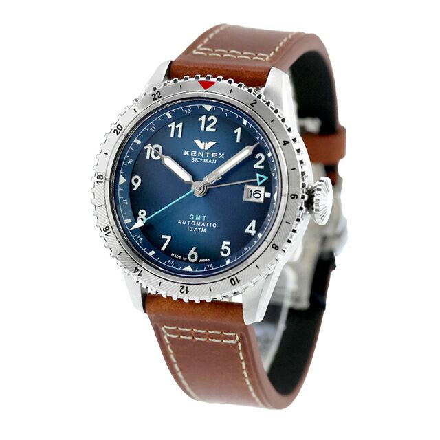 ケンテックス Kentex 腕時計 メンズ S809M-02 スカイマンGMT SKYMAN GMT