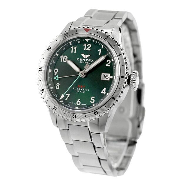 ケンテックス Kentex 腕時計 メンズ S809M-03 スカイマンGMT SKYMAN GMT