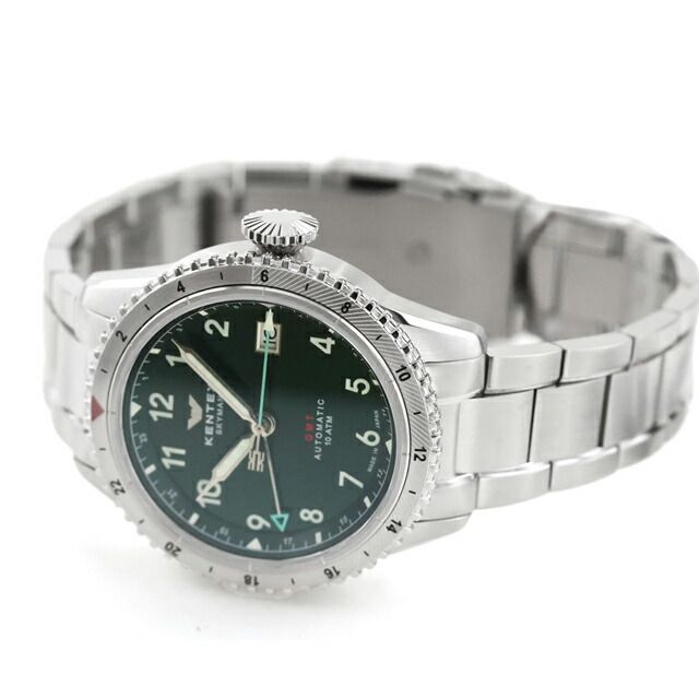 ケン 新品】ケンテックス Kentex 腕時計 メンズ S809M-03 スカイマンGMT