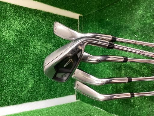 キャロウェイ ROGUE ST MAX OS 5S アイアンセット IR NS PRO ZELOS 7 フレックスS メンズ 男性用 右利き 右用 Cランク ゴルフクラブ
