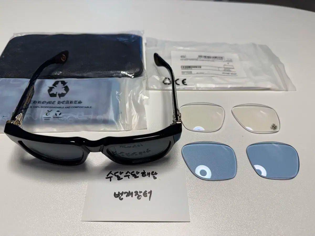 CHROME HEARTS ボックスオフィサー サングラス ブラック GOLD