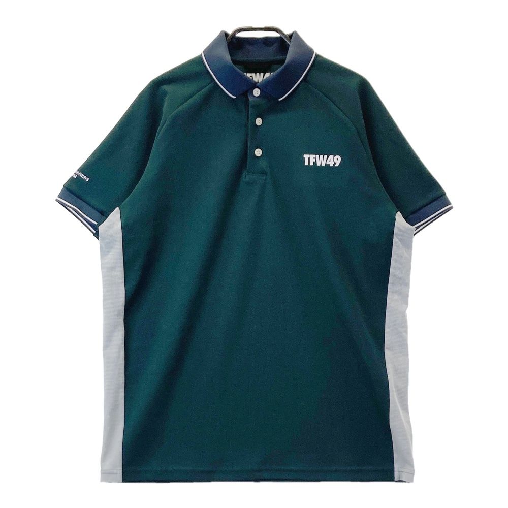 サイズ M TFW49 ティーエフダブリューフォーティーナイン 半袖ポロシャツ グリーン系 240101559162 ゴルフウェア メンズ ストスト