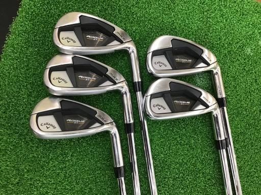 キャロウェイ ROGUE ST MAX 5S アイアンセット IR NS PRO ZELOS 7 フレックスS メンズ 男性用 右利き 右用 Cランク ゴルフクラブ