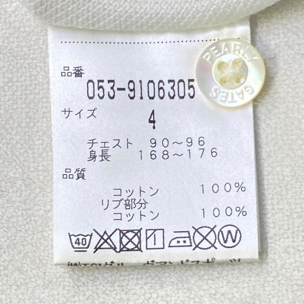 サイズ：4 PEARLY GATES パーリーゲイツ 30周年 半袖ポロシャツ