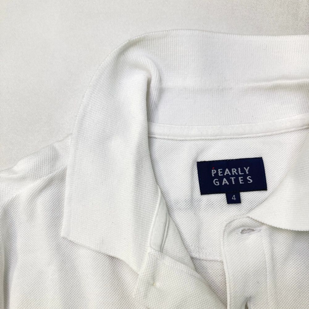 サイズ：4 PEARLY GATES パーリーゲイツ 30周年 半袖ポロシャツ
