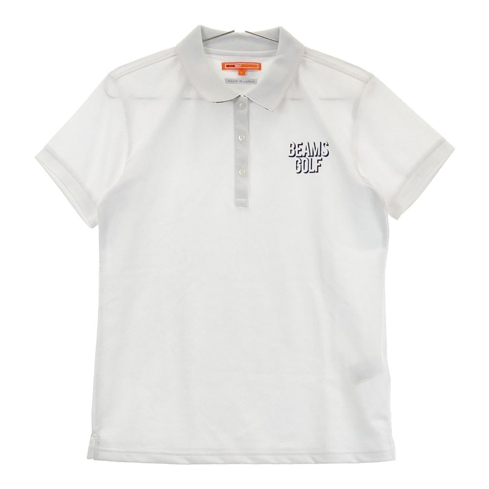 サイズ L BEAMS GOLF ビームスゴルフ モデル 半袖ポロシャツ ホワイト系 240101560159 ゴルフウェア メンズ ストスト