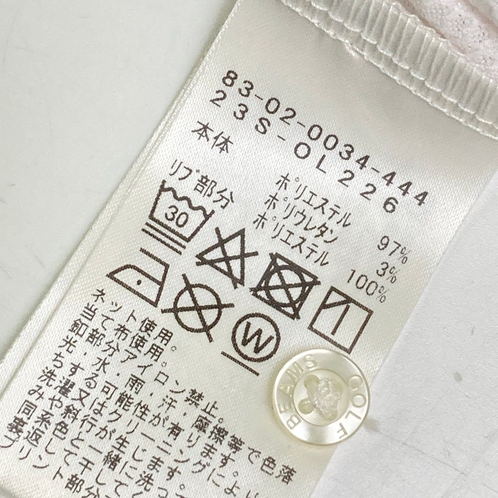 サイズ L BEAMS GOLF ビームスゴルフ モデル 半袖ポロシャツ ホワイト系 240101560159 ゴルフウェア メンズ ストスト WWW_SMP1DAWEKUDUS_SCH_ID