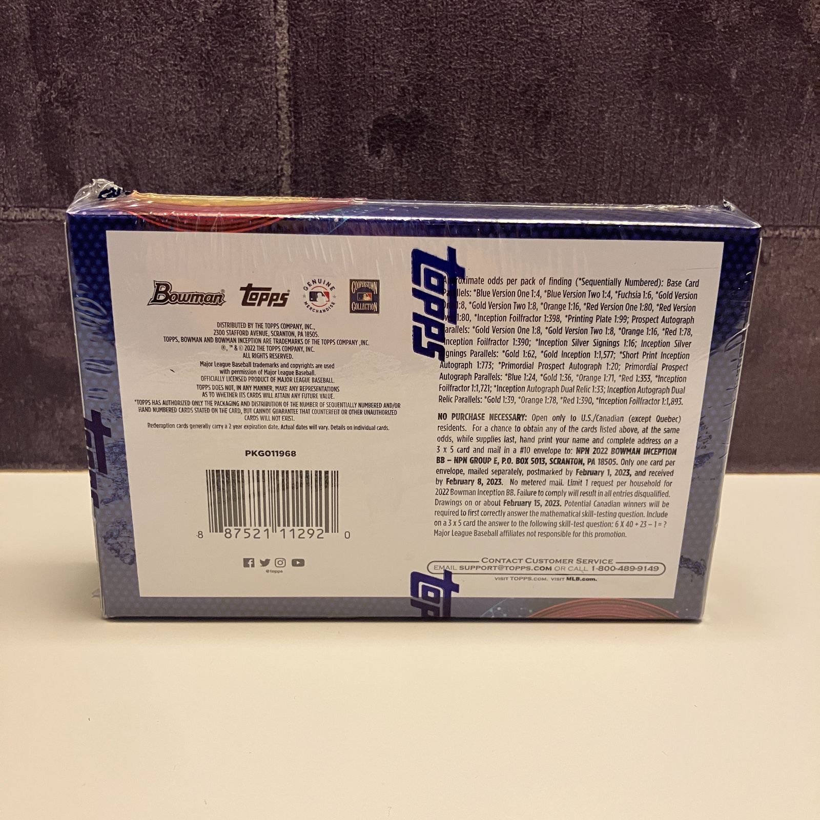 2025 TOPPS BOWMAN INCEPTION MLB BASEBALL HOBBY BOX ボックス